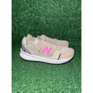 New Balance Fresh Foam X70 Beige Pink Running Shoes Sneakers Kids Youth Size 1Y
